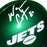 Wayne Chrebet Signed New York Jets Mini Replica Green Football Helmet (JSA) - RSA