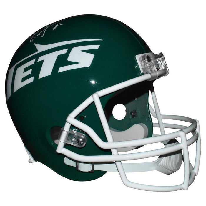 Wayne Chrebet Signed New York Jets Full-Size Replica Green Football Helmet (JSA) - RSA