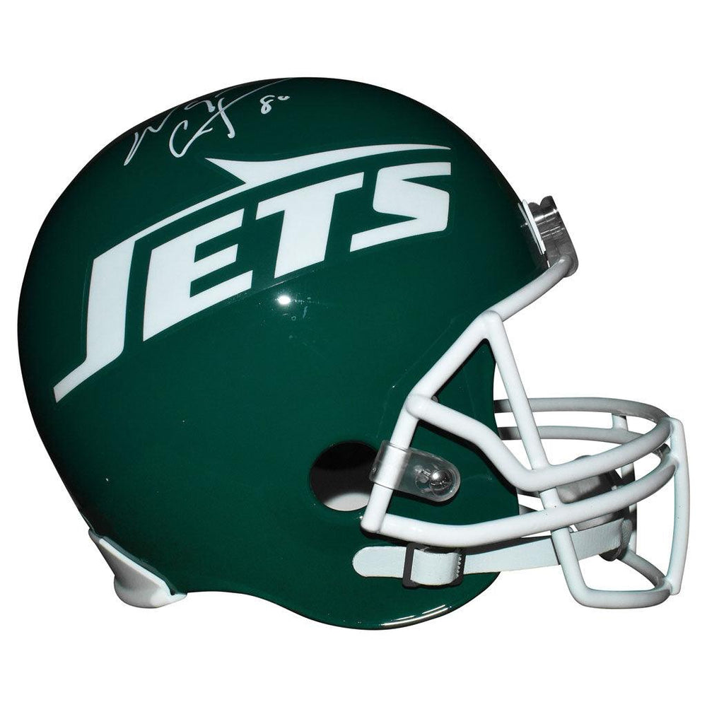 Wayne Chrebet Signed New York Jets Full-Size Replica Green Football Helmet (JSA) - RSA