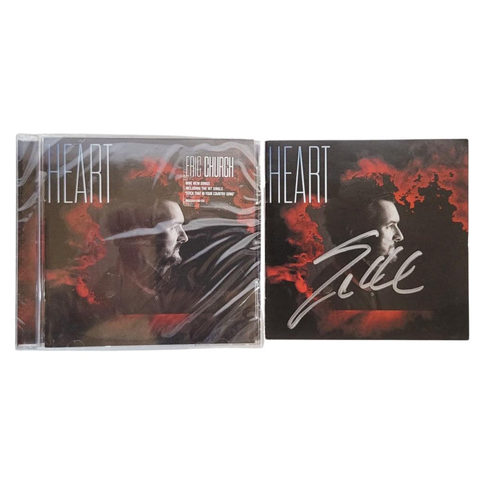 Eric Church Signed Heart CD Booklet (JSA) - RSA