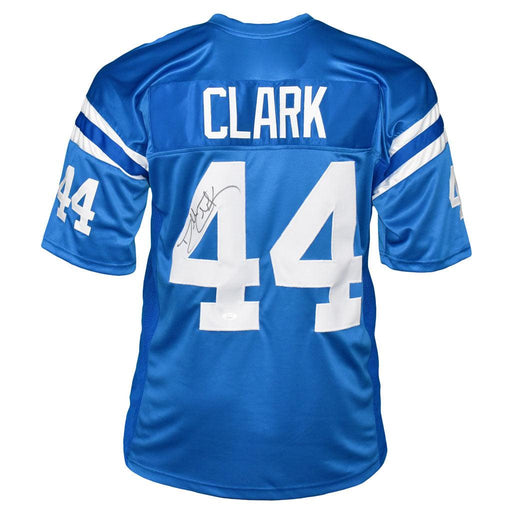 Dallas Clark Signed Indianapolis Pro Blue Football Jersey (JSA) - RSA