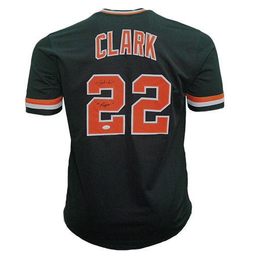 Jack Clark Autographed San Francisco Pro Style Baseball Jersey Black (JSA) "The Ripper" Inscription Included - RSA