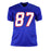 Ben Coates Signed Pro-Edition Blue Football Jersey (JSA) 5x Pro Bowl Inscription - RSA