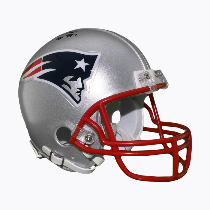 Ben Coates Signed New England Patriots Mini Football Helmet (JSA) - RSA