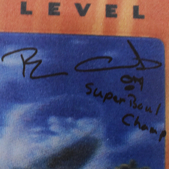 Ben Coates Signed Super Bowl XXXV Wooden Ticket SB Champs Inscription (JSA) - RSA