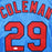 Vince Coleman Signed St Louis Light Blue Baseball Jersey (JSA) - RSA