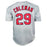 Vince Coleman Signed St. Louis Grey Baseball Jersey (JSA) - RSA