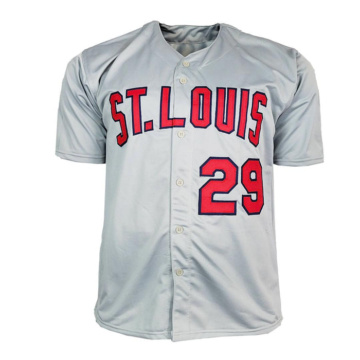 Vince Coleman Signed St. Louis Grey Baseball Jersey (JSA) - RSA
