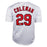 Vince Coleman Signed St Louis White Baseball Jersey (JSA) - RSA