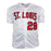 Vince Coleman Signed St Louis White Baseball Jersey (JSA) - RSA