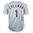 Vince Coleman Signed New York Grey Baseball Jersey (JSA) - RSA
