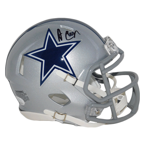 Amari Cooper Autographed Dallas Cowboys Speed Mini Helmet (JSA) - RSA