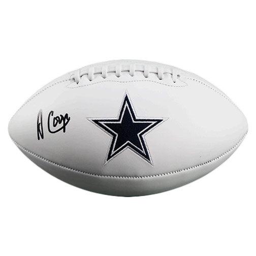 Amari Cooper Signed Dallas Cowboys Logo Football (JSA) - RSA