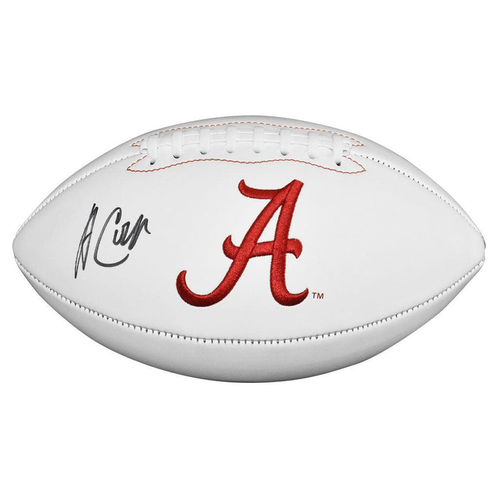 Amari Cooper Signed Alabama Crimson Tide Official NFL Team Logo Football (JSA) - RSA