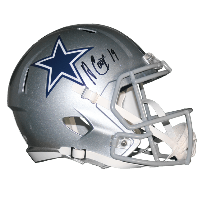 Amari Cooper Autographed Dallas Cowboys Full Size Speed Replica Helmet (JSA) - RSA