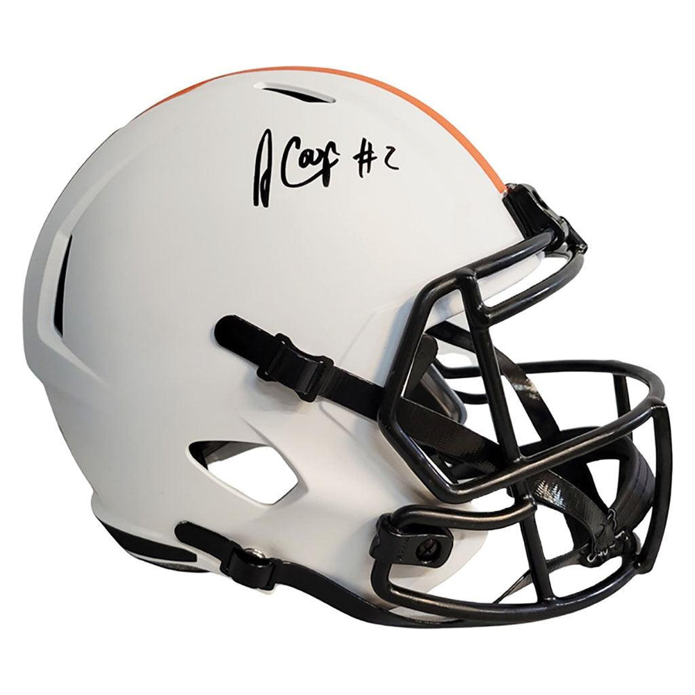 Amari Cooper Signed Cleveland Browns Lunar Eclipse Speed Full-Size Replica Football Helmet (JSA) - RSA