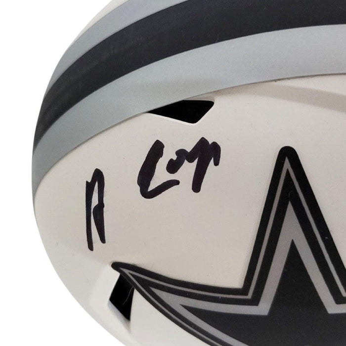 Amari Cooper Signed Dallas Cowboys Lunar Eclipse Speed Mini Replica Football Helmet (JSA) - RSA