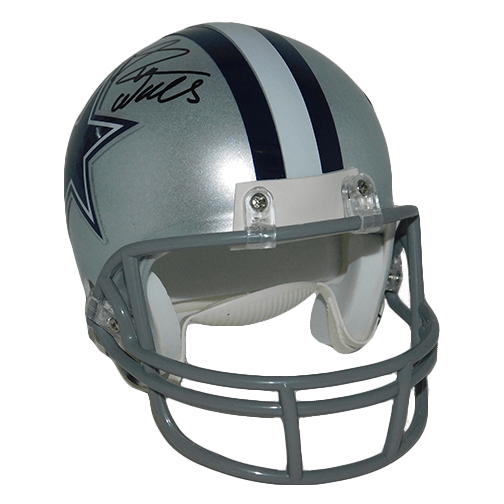 Everson Walls Autographed Dallas Cowboys Mini Helmet (JSA) - RSA