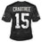 Michael Crabtree Signed Oakland Black Football Jersey (JSA) - RSA