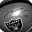Maxx Crosby Signed Las Vegas Raiders Full-Size Replica Silver Football Helmet (JSA) - RSA