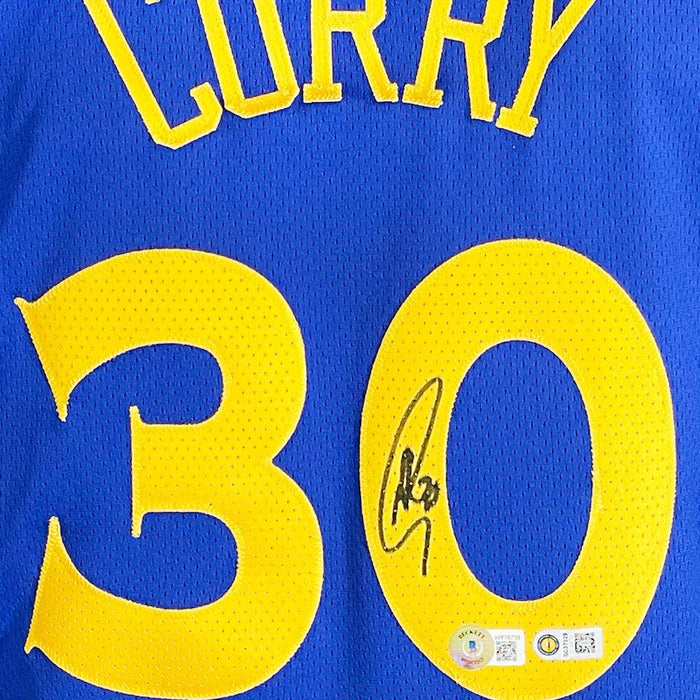 Stephen Curry Signed Warriors Aeroswift NBA Auto Nike Authentic Jersey (Beckett) - RSA