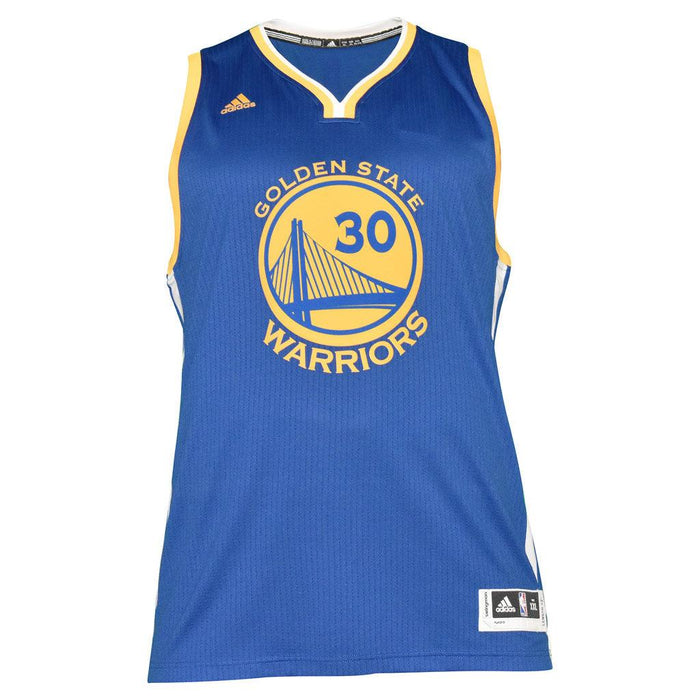Steph Curry Signed Authentic Golden State Warriors Blue Basketball Jersey (JSA) - RSA