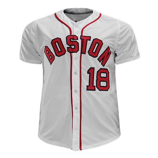 Johnny Damon Signed Boston White Baseball Jersey (JSA) - RSA