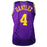 Adrian Dantley Signed HOF 2008 Inscription Utah Purple Basketball Jersey (JSA) - RSA