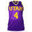 Adrian Dantley Signed HOF 2008 Inscription Utah Purple Basketball Jersey (JSA) - RSA
