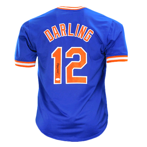 Ron Darling Signed New York Blue Baseball Jersey Blue (JSA) - RSA