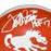 Terrell Davis Signed HOF 17 Inscription Denver Broncos Mini Replica Orange 1994 Throwback Football Helmet (JSA) - RSA