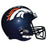 Terrell Davis Signed HOF 17 Inscription Denver Broncos Full-Size Replica Blue Football Helmet (JSA) - RSA