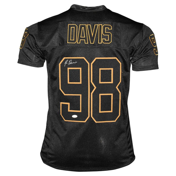 Raekwon Davis Signed Miami Pro Black Football Jersey (JSA) - RSA