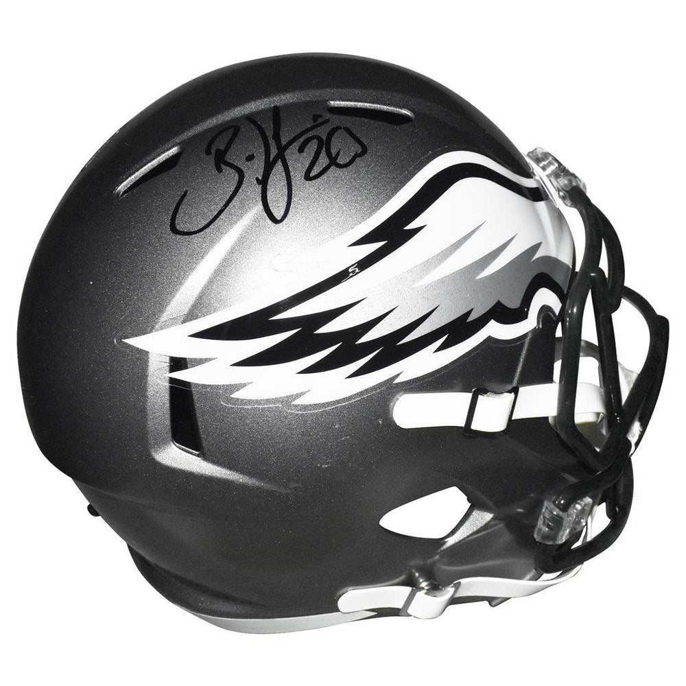 Brian Dawkins Signed Philadelphia Eagles Flash Speed Full-Size Replica Football Helmet (Beckett) - RSA