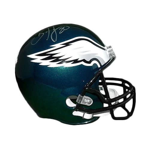 Brian Dawkins Signed Eagles Full-Size Replica Helmet (JSA) - RSA