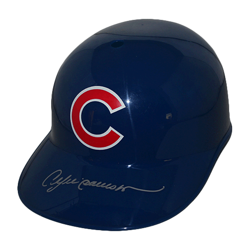 Andre Dawson Chicago Cubs Full Size Souvenir Baseball Batting Helmet (JSA) - RSA