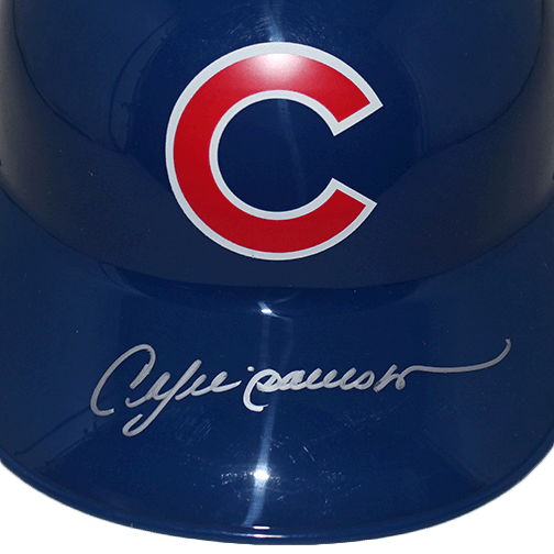 Andre Dawson Chicago Cubs Full Size Souvenir Baseball Batting Helmet (JSA) - RSA