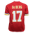 Steve DeBerg Kansas City Chiefs Autographed Football Jersey Red (JSA) - RSA