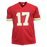 Steve DeBerg Kansas City Chiefs Autographed Football Jersey Red (JSA) - RSA