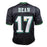 Nakobe Dean Signed Philadelphia Black Football Jersey (JSA) - RSA
