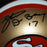 Steve DeBerg Signed San Francisco 49ers Mini Replica Gold Football Helmet (JSA) - RSA