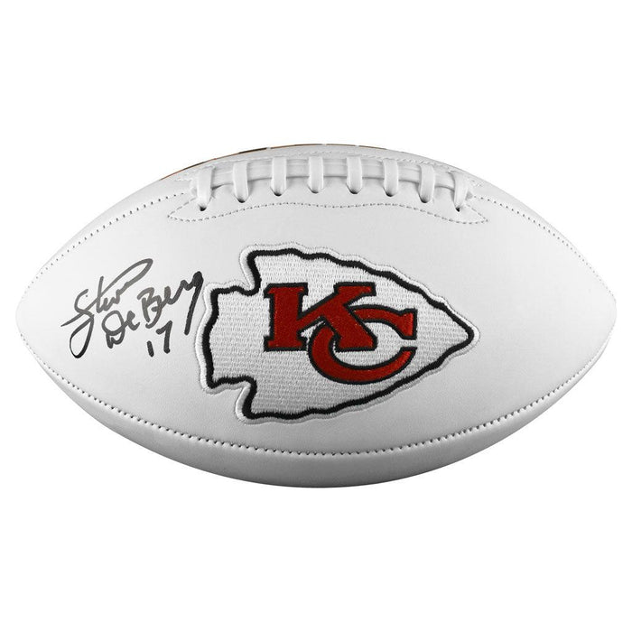Steve DeBerg Signed Kansas City Chiefs Official NFL Team Logo Football (JSA) - RSA