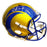 Eric Dickerson Signed Los Angeles Rams Flash Speed Full-Size Replica Football Helmet (Beckett) - RSA
