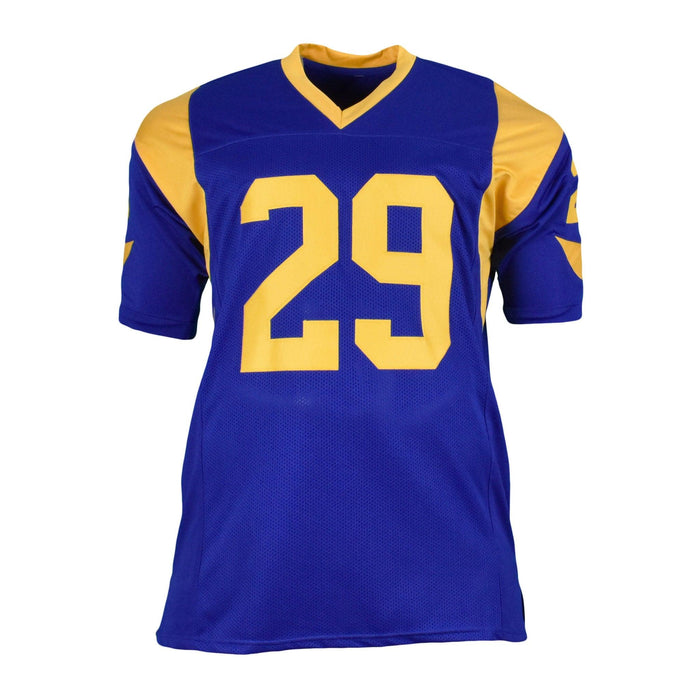 Eric Dickerson Signed HOF 99 Pro-Edition Blue Football Jersey (JSA ) - RSA