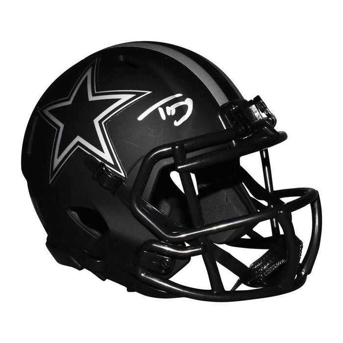 Trevon Diggs Signed Dallas Cowboys Eclipse Mini Helmet (JSA) - RSA