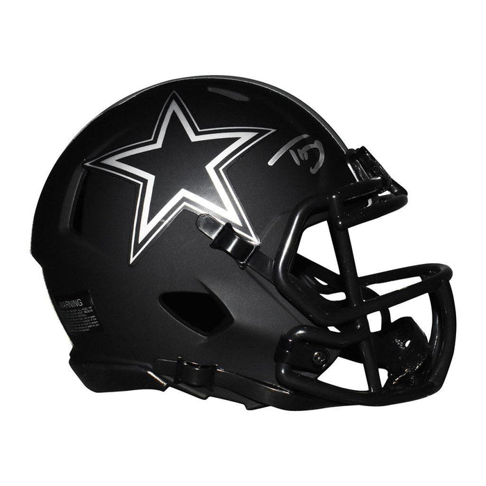 Trevon Diggs Signed Dallas Cowboys Eclipse Mini Helmet (JSA) - RSA