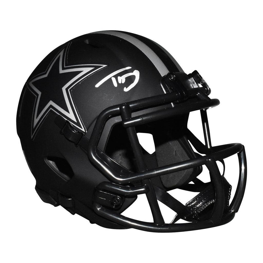 Trevon Diggs Signed Dallas Cowboys Eclipse Mini Helmet (JSA) - RSA