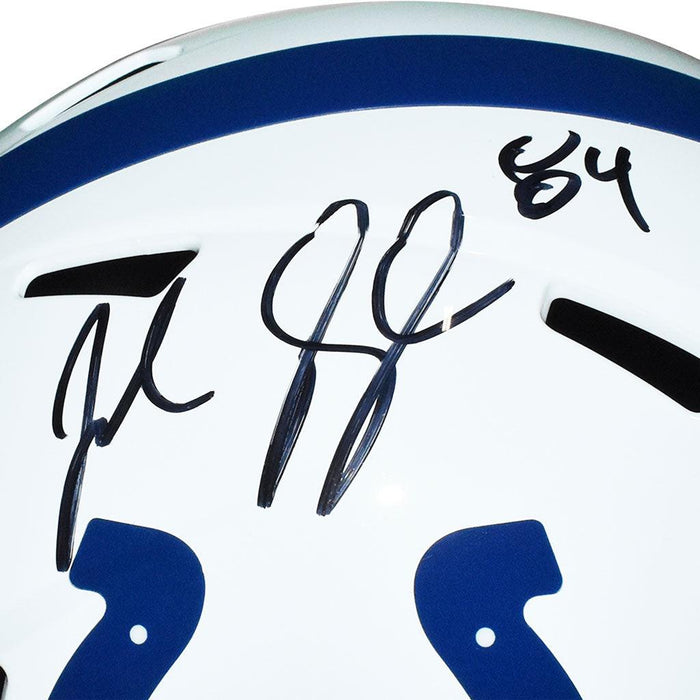 Jack Doyle Signed Indianapolis Colts Speed Full-Size Replica Football Helmet (JSA) - RSA