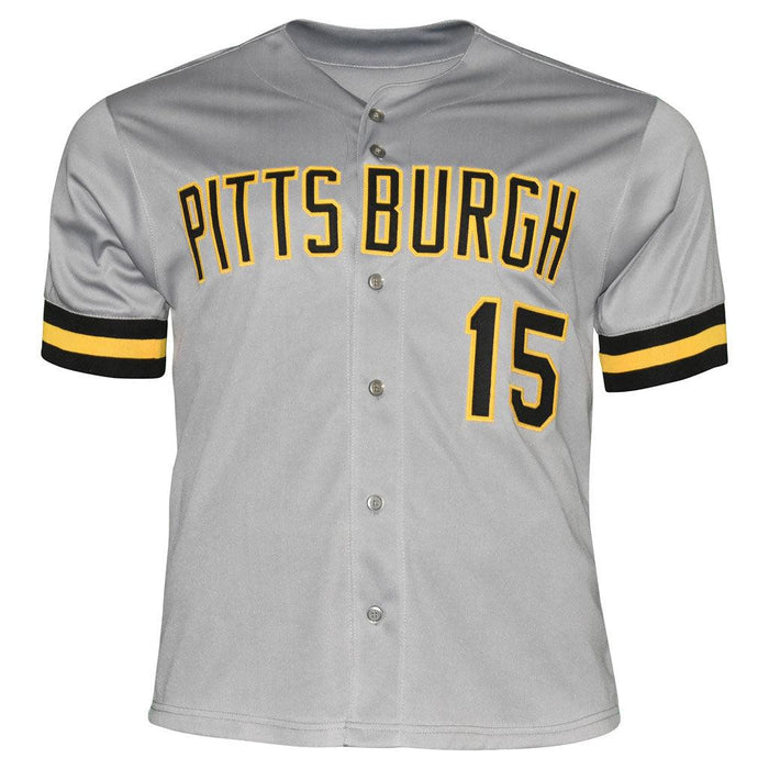 Doug Drabek Signed 90 NL CY Inscription Pittsburgh Grey Baseball Jersey (JSA) - RSA