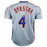 Lenny Dykstra Signed New York Grey Baseball Jersey (JSA) - RSA